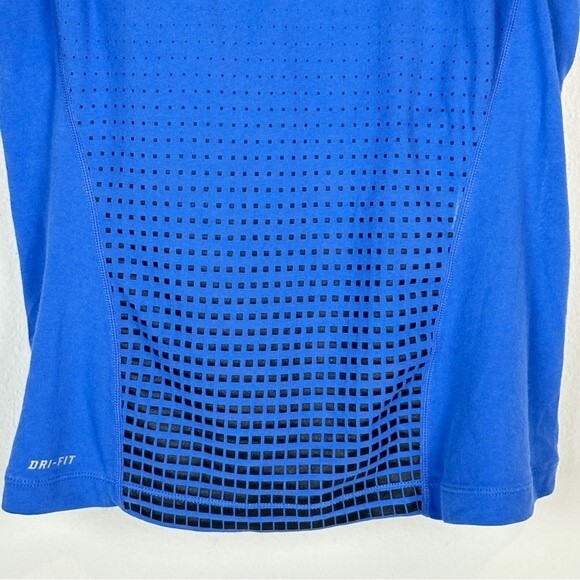 Nike Blue Racerback Athletic Tank Top L - Picture 3 of 8